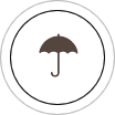 Animated umbrella icon